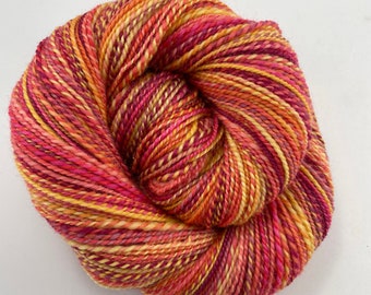 Tangy Handspun Yarn Sport 300 yds