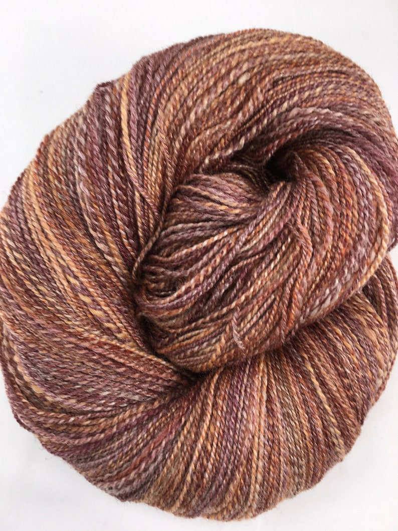 Sangria Handpun Yarn Fingering 650 yds image 1