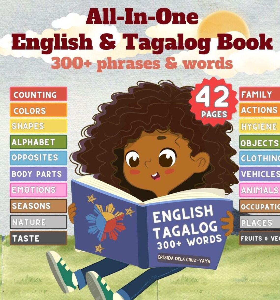 Bilingual English Tagalog Book for Filipino Children - Etsy