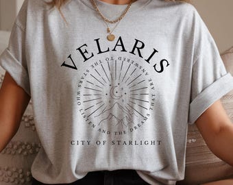 Velaris Shirt, City of Starlight T-Shirt, Fantasy Shirt Women, Booktok Tee, Gift for Bookgirls, ACOTAR Merch, Bookie gift, book lovers