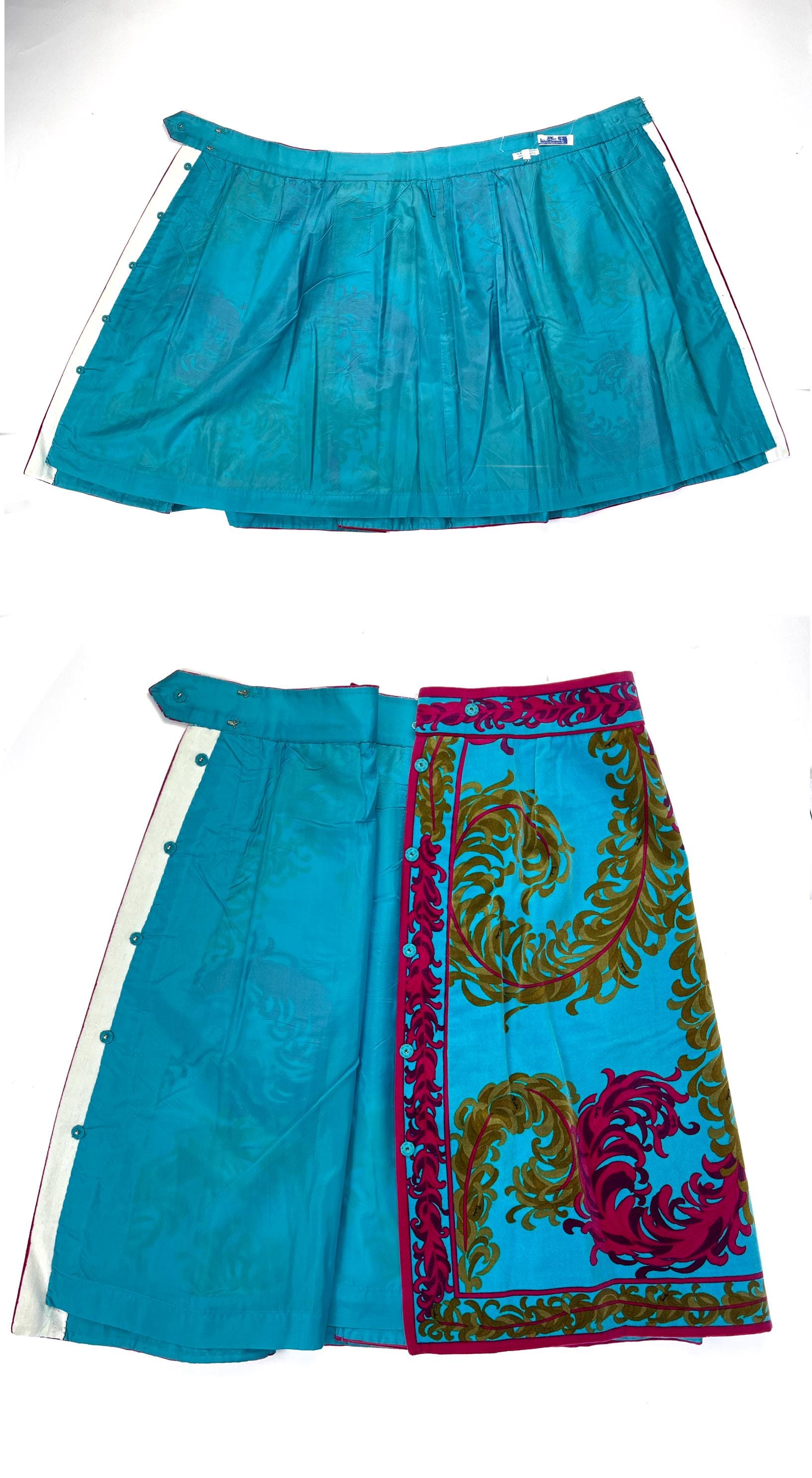 Emilio Pucci ~ 1960s Radiant Floral Velvet Skirt - Etsy