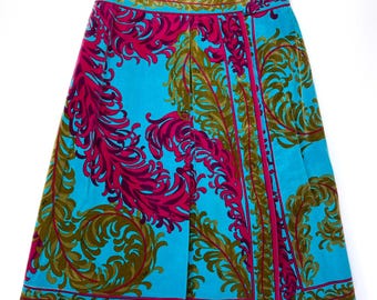 Emilio Pucci ~ 1960s Radiant Floral Velvet Skirt - Etsy
