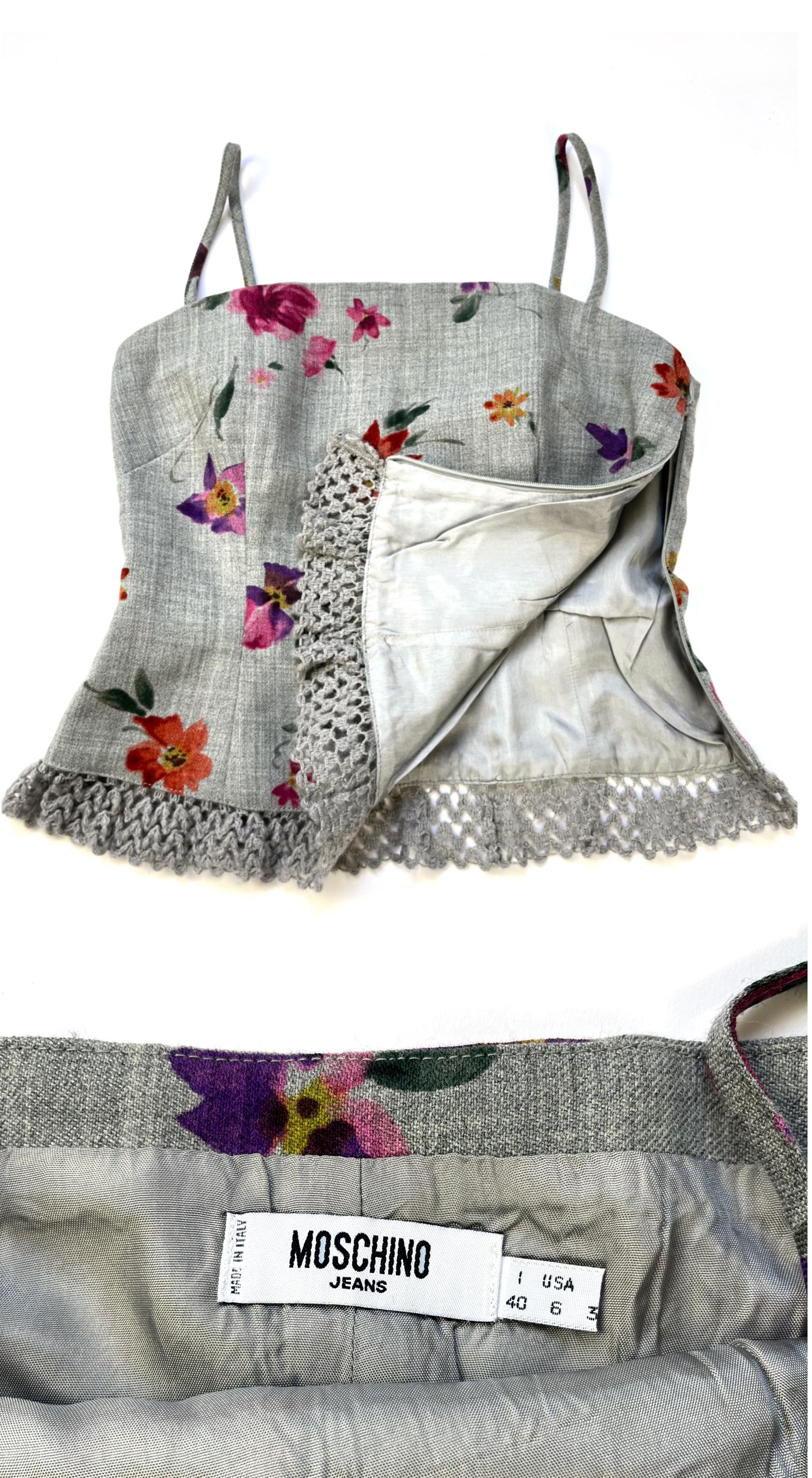 MOSCHINO 2000's wool cardy