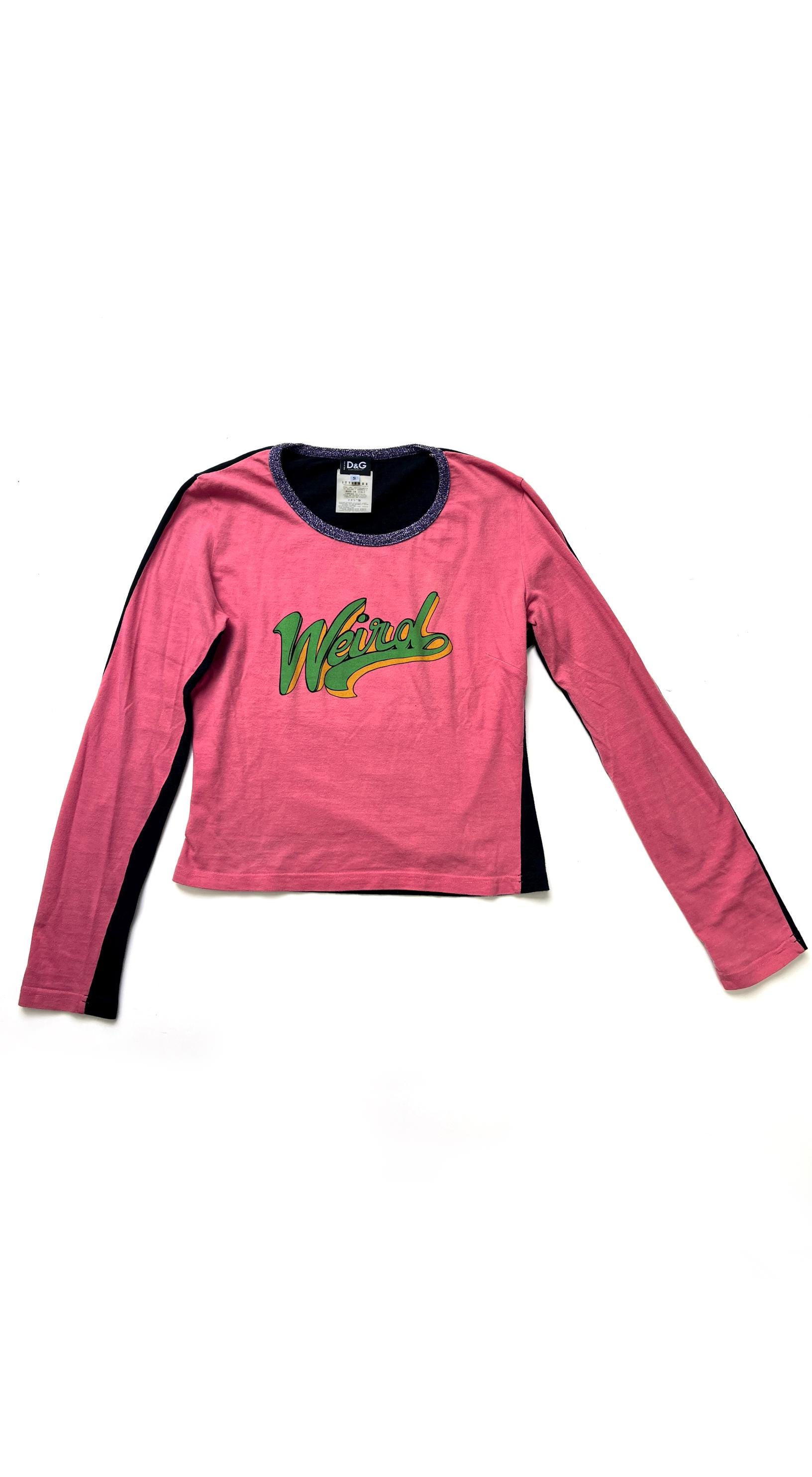 Dolce & Gabbana ~ 1990s Pink Weird Shirt - Etsy