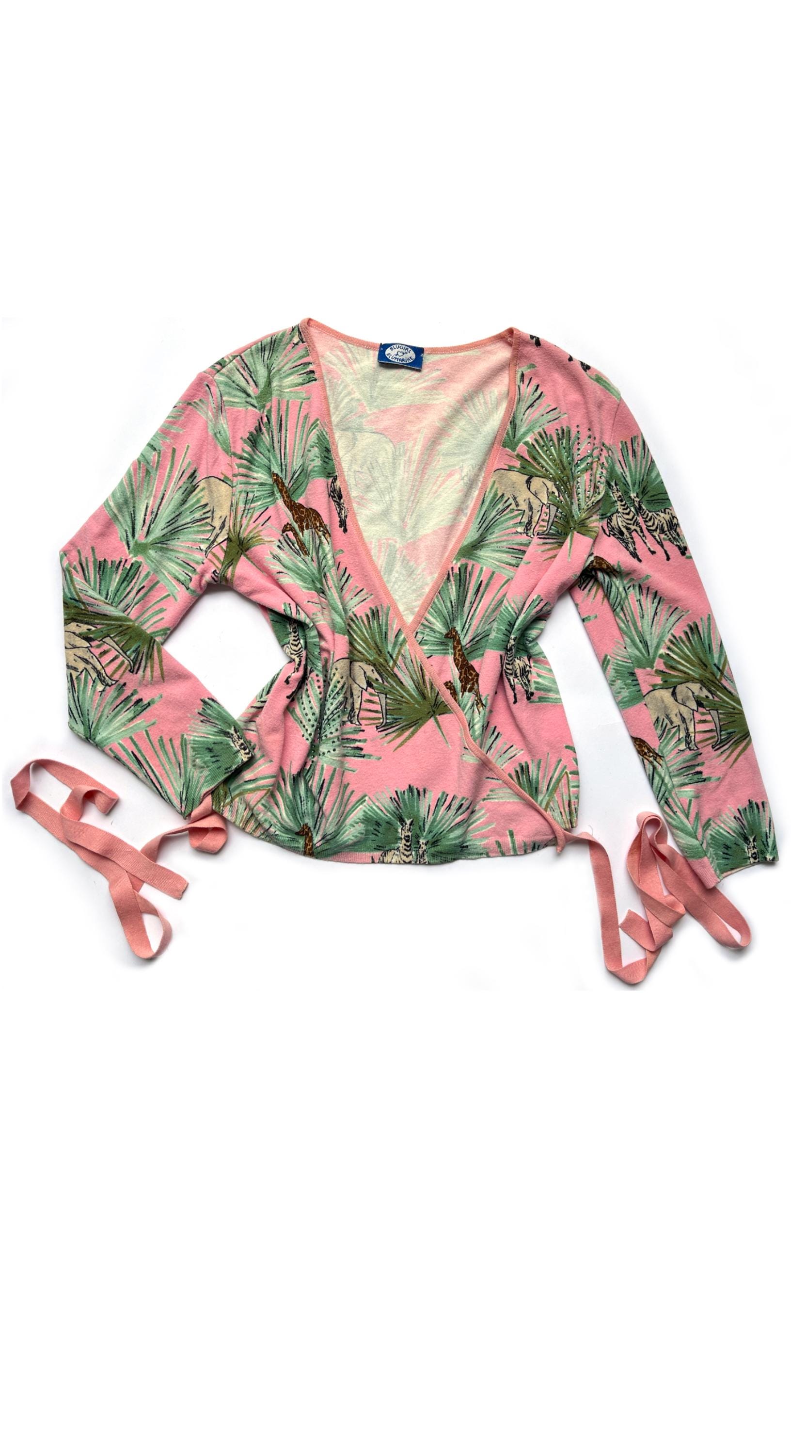 Blugirl Blumarine Runway SS 2003 Tropical Wrap Top - Etsy