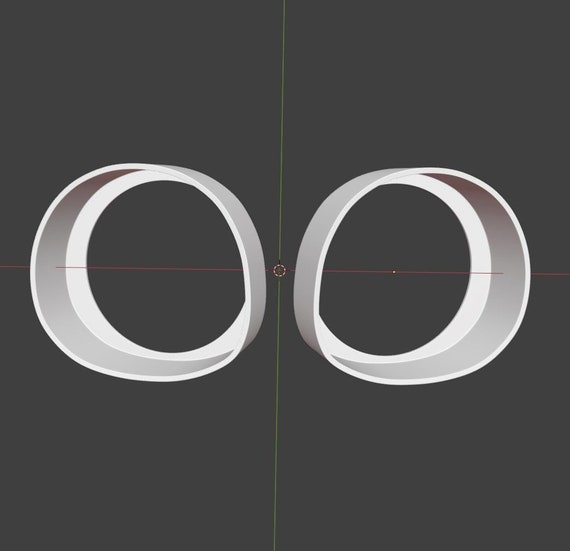 Toony Fursuit Follow-Me Eyes 3D-Model STL For 3D-printing DIGITAL DOWNLOAD