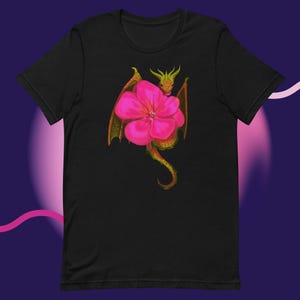 Dragon Flower Unisex t-shirt