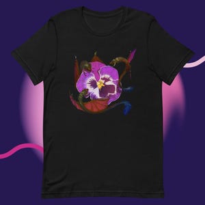 Dragon Flower Unisex t-shirt