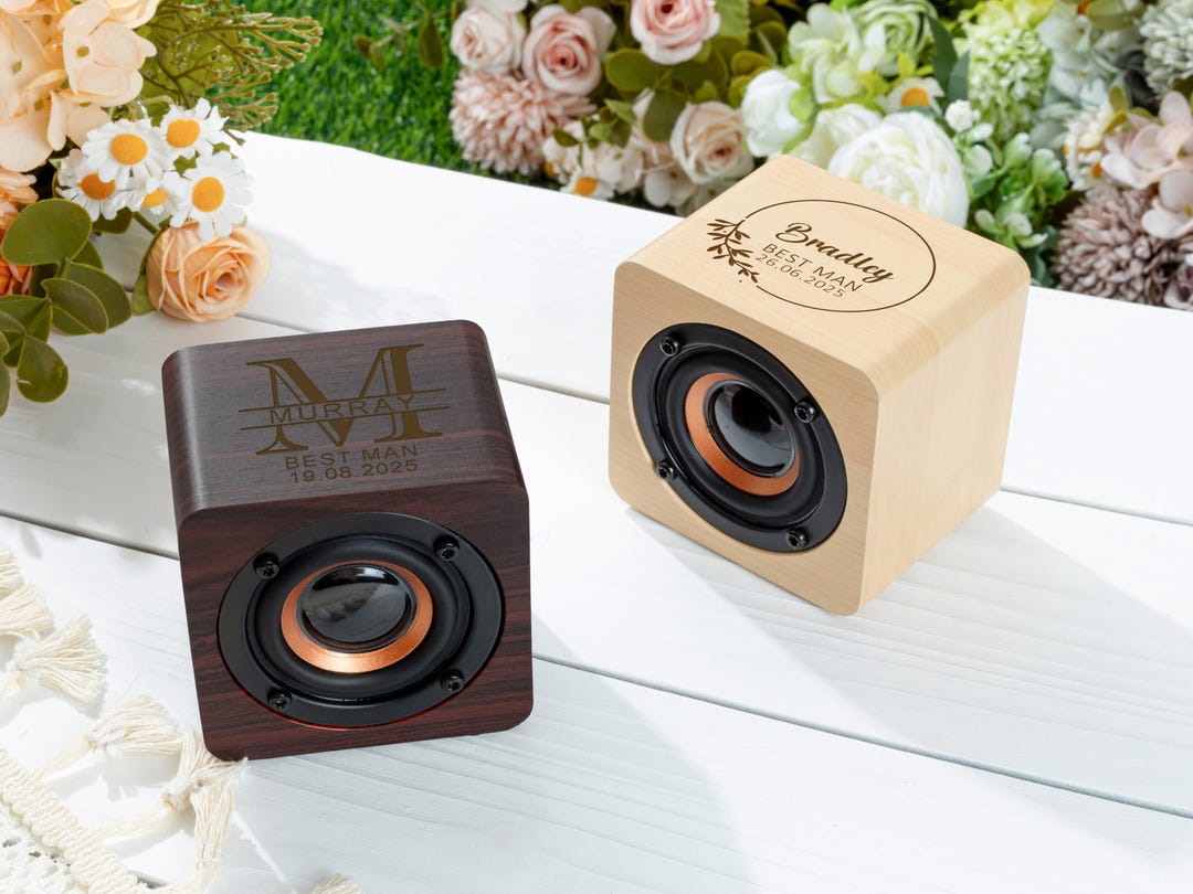 Personalized Bluetooth Speaker, Custom Name Portable Rechargeable ...