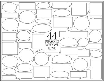 personalized birthday present 40 reasons we love you etsy