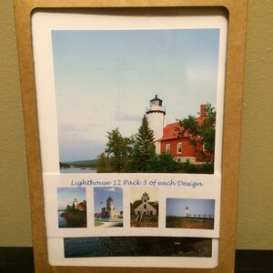 Lighthouse Box Set 2 of 12 Greeting Cards image 1