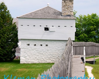 Mackinaw Island Fort Magnet-READY TO SHIP