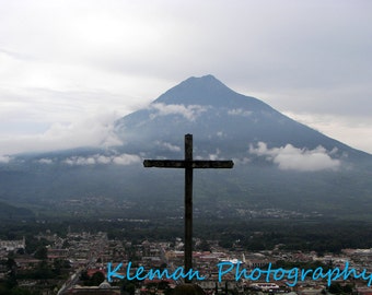 Antigua Guatemala Cross #4 Greeting Card-READY TO SHIP