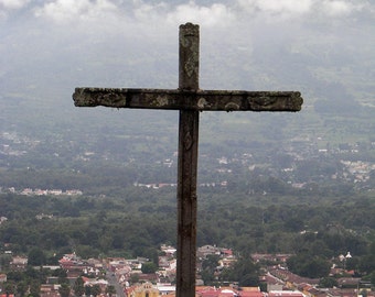 Antigua Guatemala Cross #6 Greeting Card-READY TO SHIP