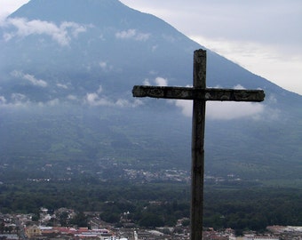 Antigua Guatemala Cross #3 Greeting Card-READY TO SHIP