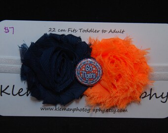 Toddler to Adult Detroit Tigers Headband #1-READY TO SHIP