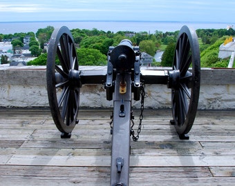 Mackinaw Island Fort Canon Magnet-READY TO SHIP