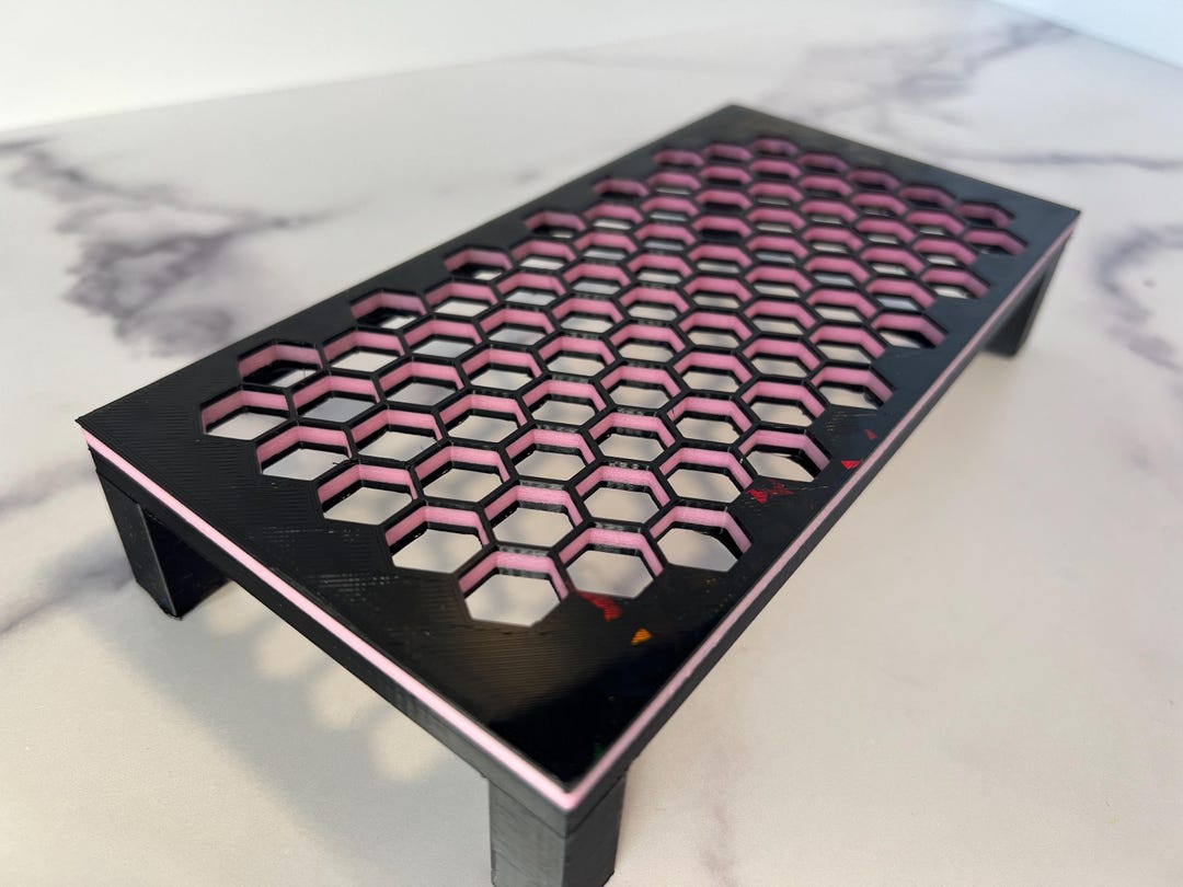 3D Printed Coral Frag Rack: Reef Safe PETG Aquarium Mount Pink 8
