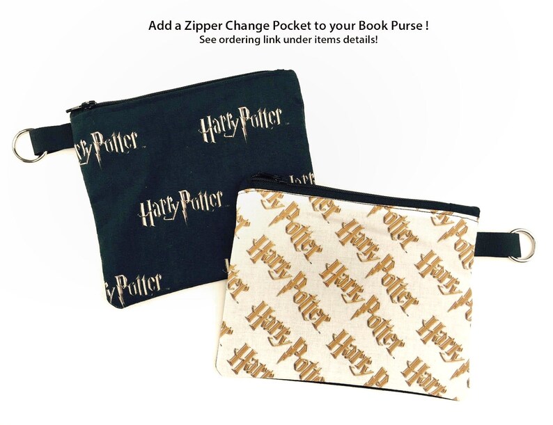 Harry Potter and The Deathly Hallows Book Purse Harry Potter Etsy