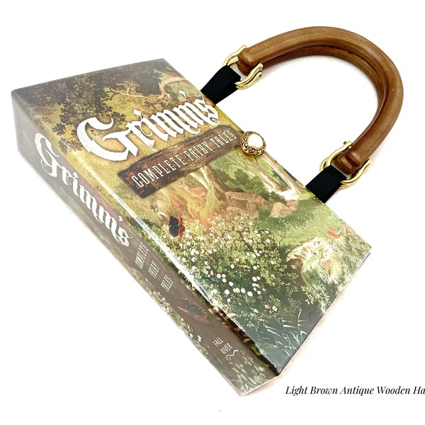 Grimms Complete Fairy Tales Book Purse - Grimm Reader Clutch - Fairy Tales Pocket Book Handbag - Bookish Accessory - Fairy Tale Gift