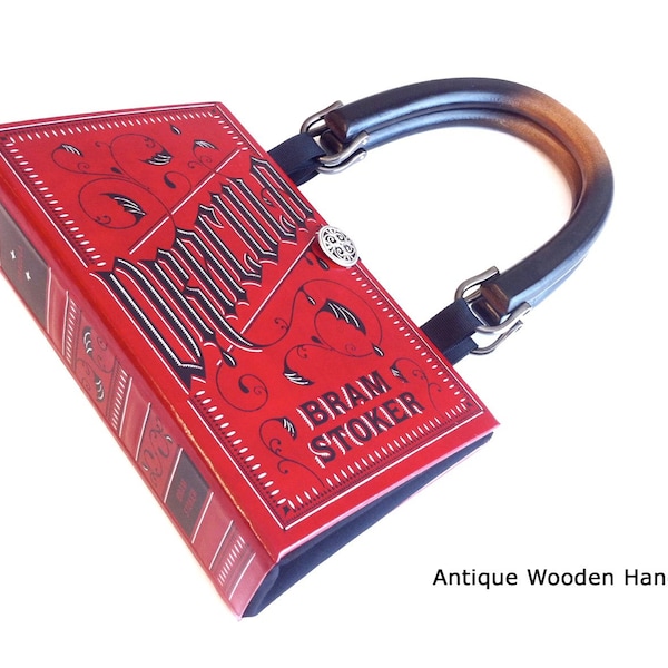 Dracula Book Purse - Dracula Book Clutch - Bram Stoker Pocketbook - Vampire Collector Gift - Horror Genre Gift - Vampire Costume Accessory