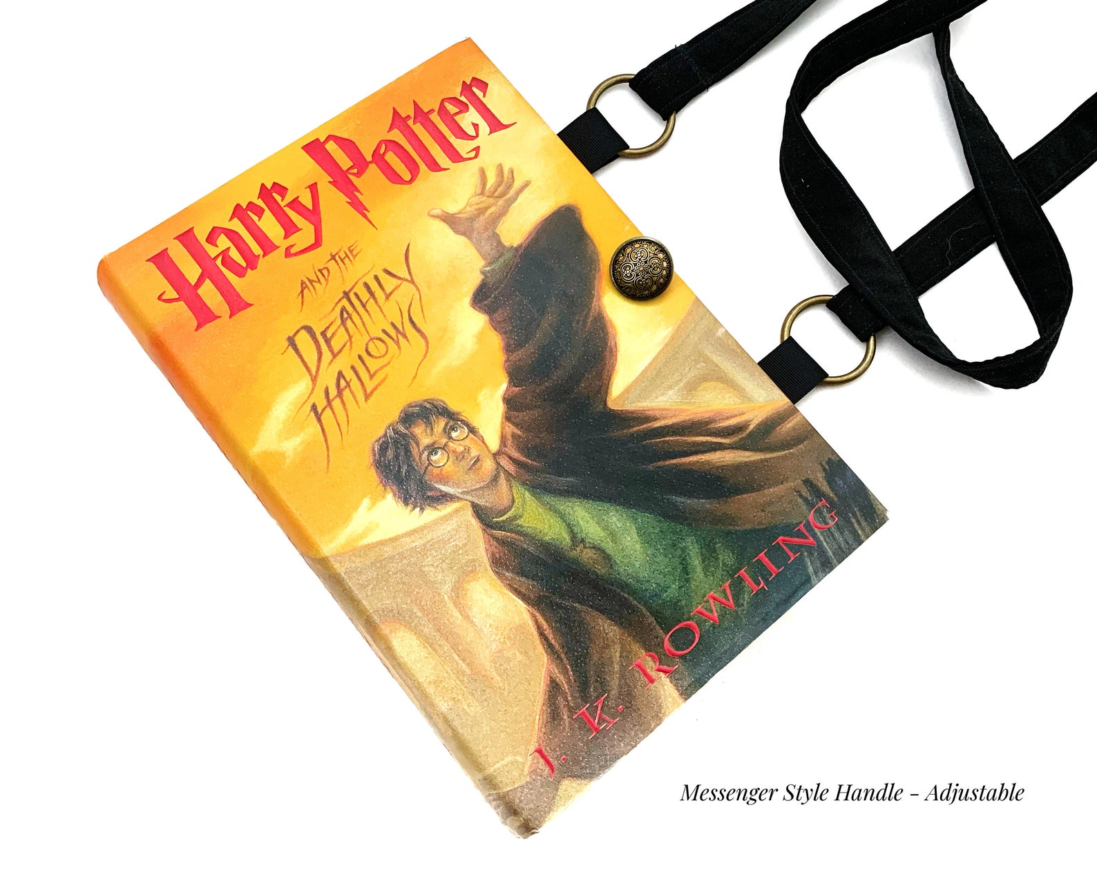 Harry Potter and The Deathly Hallows Book Purse Harry Potter Etsy
