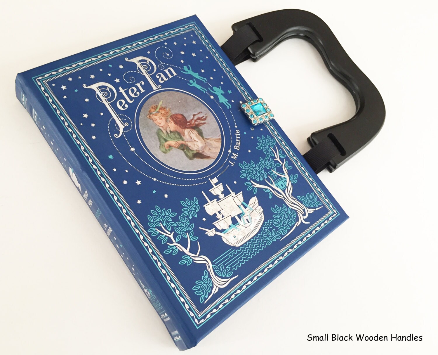 Peter Pan Book Purse - Wendy and The Lost Boys Handbag - Captain Hook…