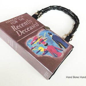 Beetlejuice Handbook For The Recently Deceased Book Crossbody Shoulder Bag NWT 