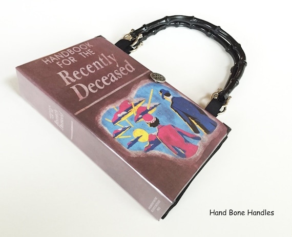 Handbook For The Recently Deceased Recycled Book Purse Etsy