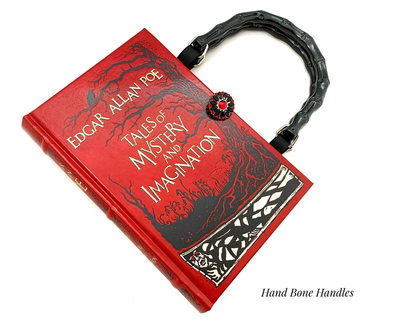 Edgar Allan Poe Book Purse The Raven Book Purse Halloween Etsy
