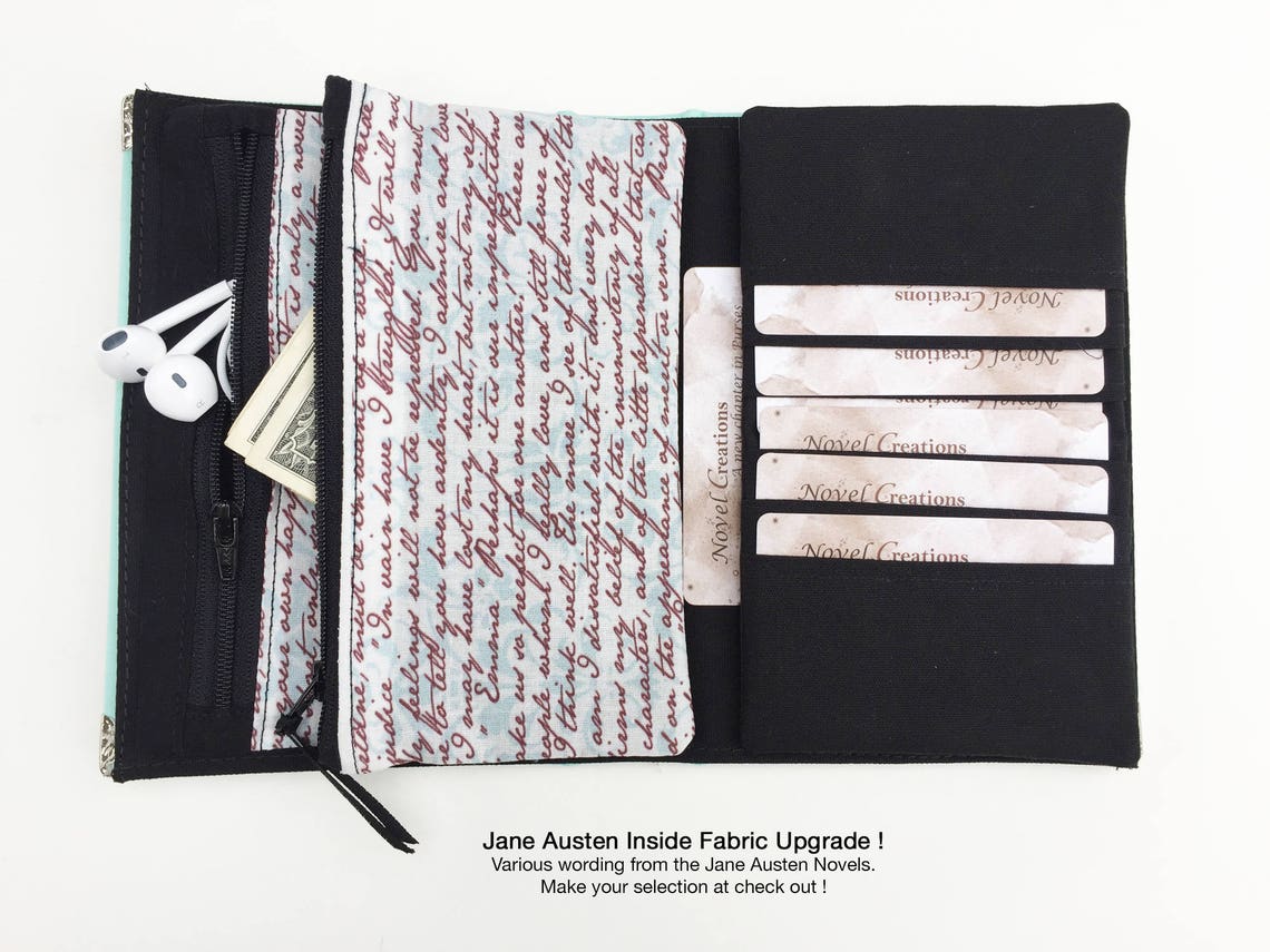 Jane Austen Book Purse Wallet Pride and Prejudice Literary Etsy