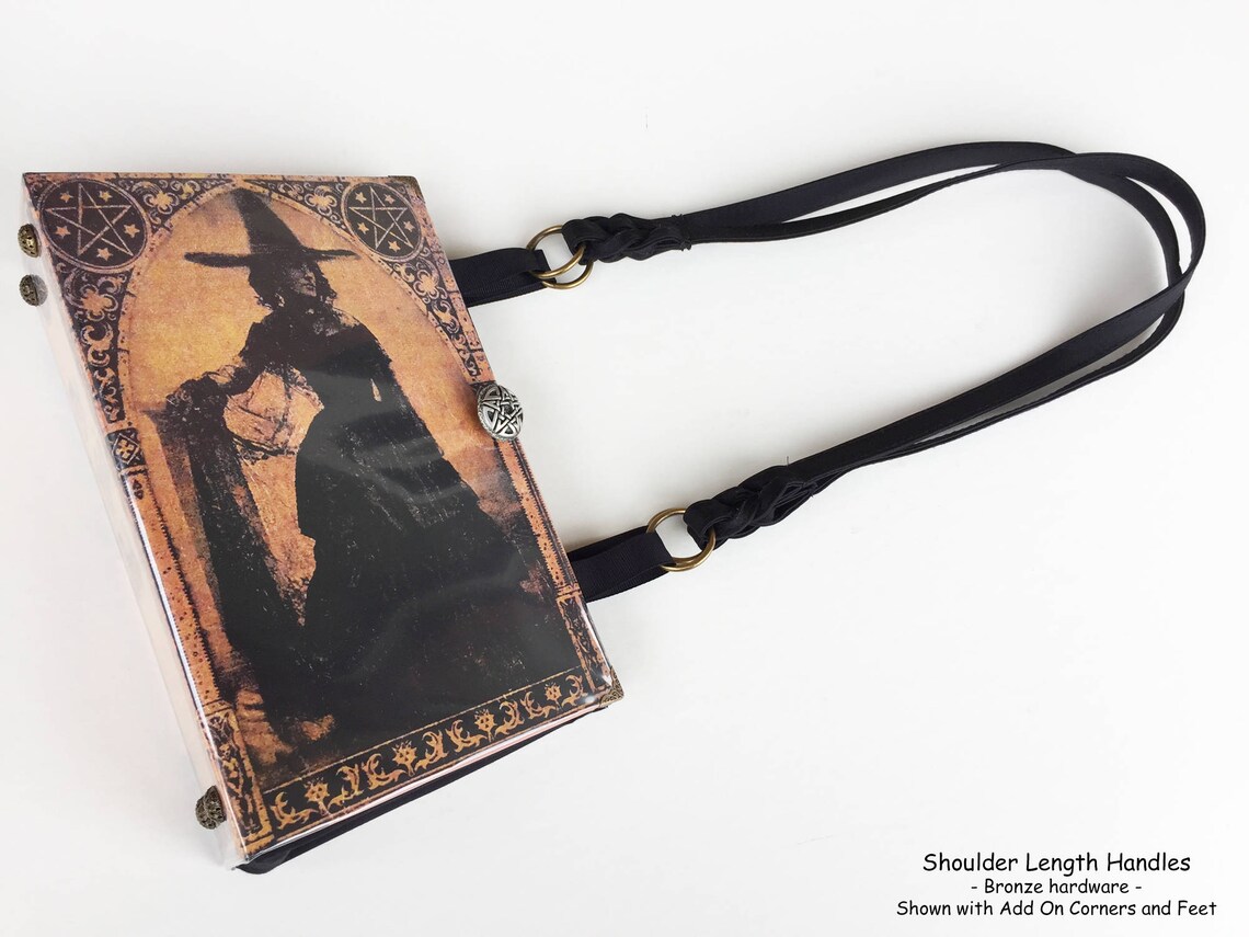 Witch Book Purse WICCAN Book Clutch History of Witches Etsy