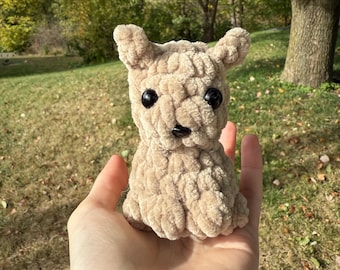 Crochet Pocket Puppy Handmade Gifts For Animal Lovers Stocking Stuffers Plushie Amigurumi