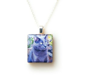 Cat Memorial Jewelry - Instagram Photo Jewelry - Pet Memorial Necklace - Cat Memorial Photo Necklace - Loss of Cat Necklace - Loss of Pet