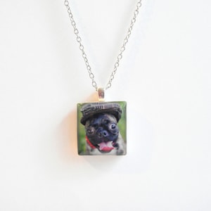 Dog Loss Gift for Dog Mom Photo Pet Memorial Necklace, Jewelry For Dog Mom Necklaces, Pet Parent Gift for Dog Mom and Dog Dads image 1