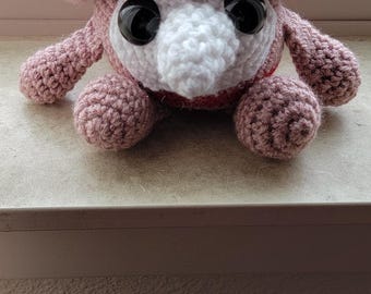 Hand Made Amigurumi Plague Doctor Plushie