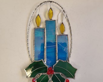 Stained glass candles