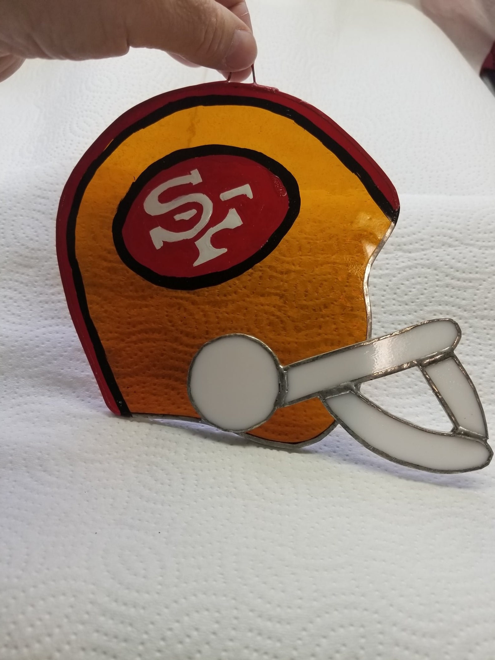 Stained Glass Football Helmet. This Can Be Made for Any Team. Etsy