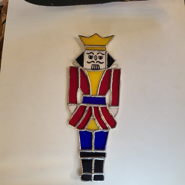 Stained Glass Pattern Nutcracker Etsy