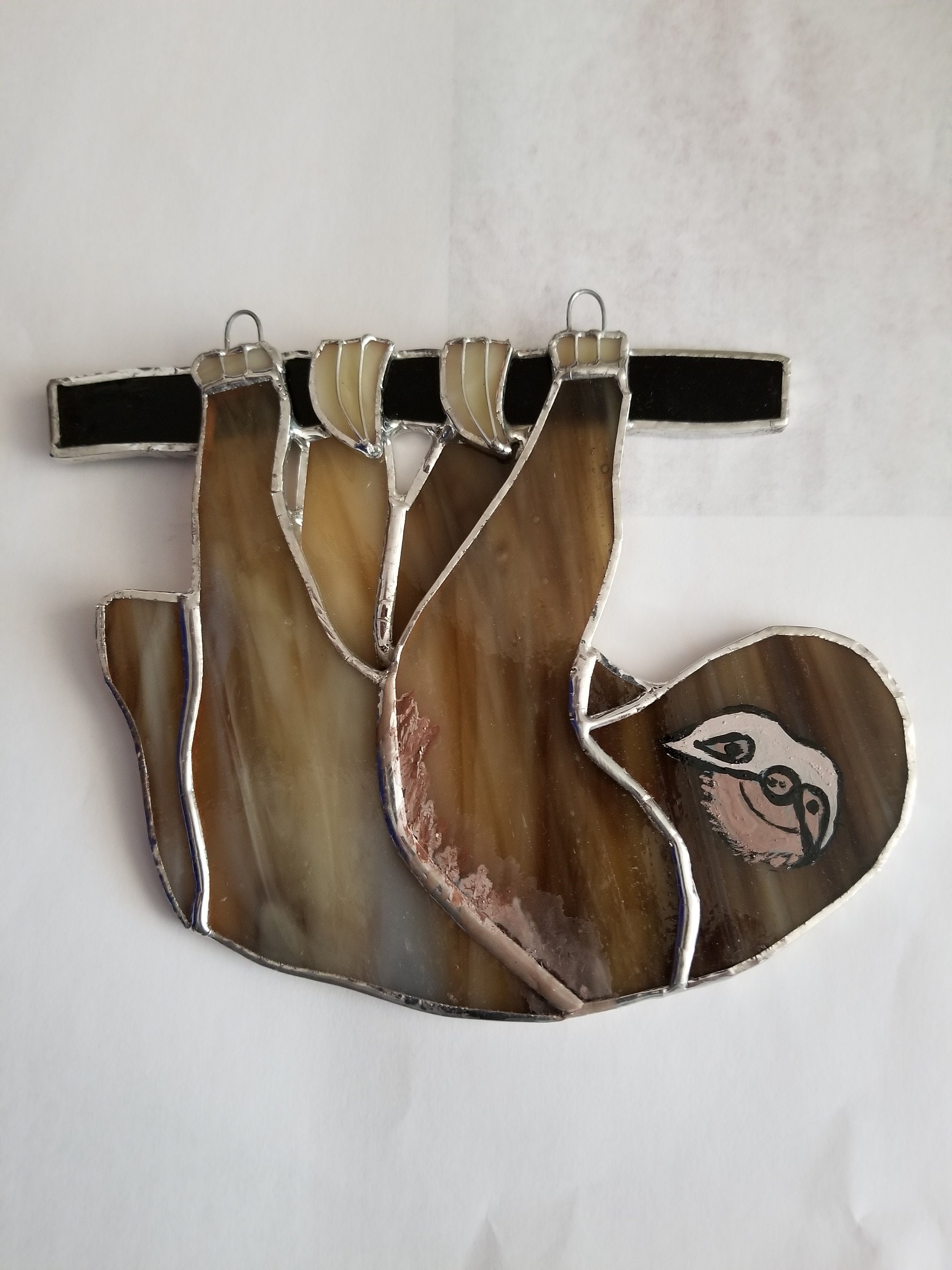 Stained Glass Sloth - Etsy