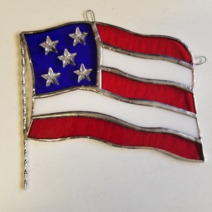 Stained glass flag