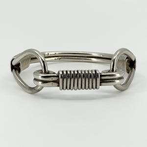 Chunky Vintage Sterling Silver Horse Snaffle Bit Bracelet