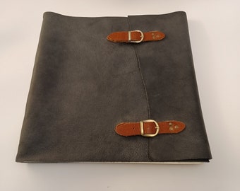 Charcoal 12 x 12 inch sketchbook - heavy paper, great for scrapbook, Purple