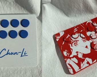 Street Fighter Leverless Controller, Hitbox, Mai, Chun-Li, Juri, Flatbox