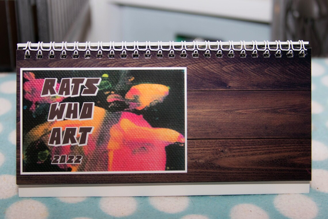 SNACKS 2022 Desk Calendar Rats Eating Snacks Etsy
