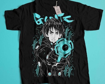 ユニセックス ガンツ 玄野計 アニメ Tシャツ、マンガオタクシャツ