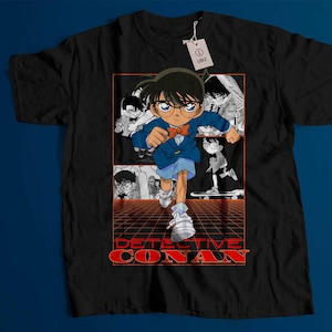 Vintage 90s Detective Conan anime tshirt 02