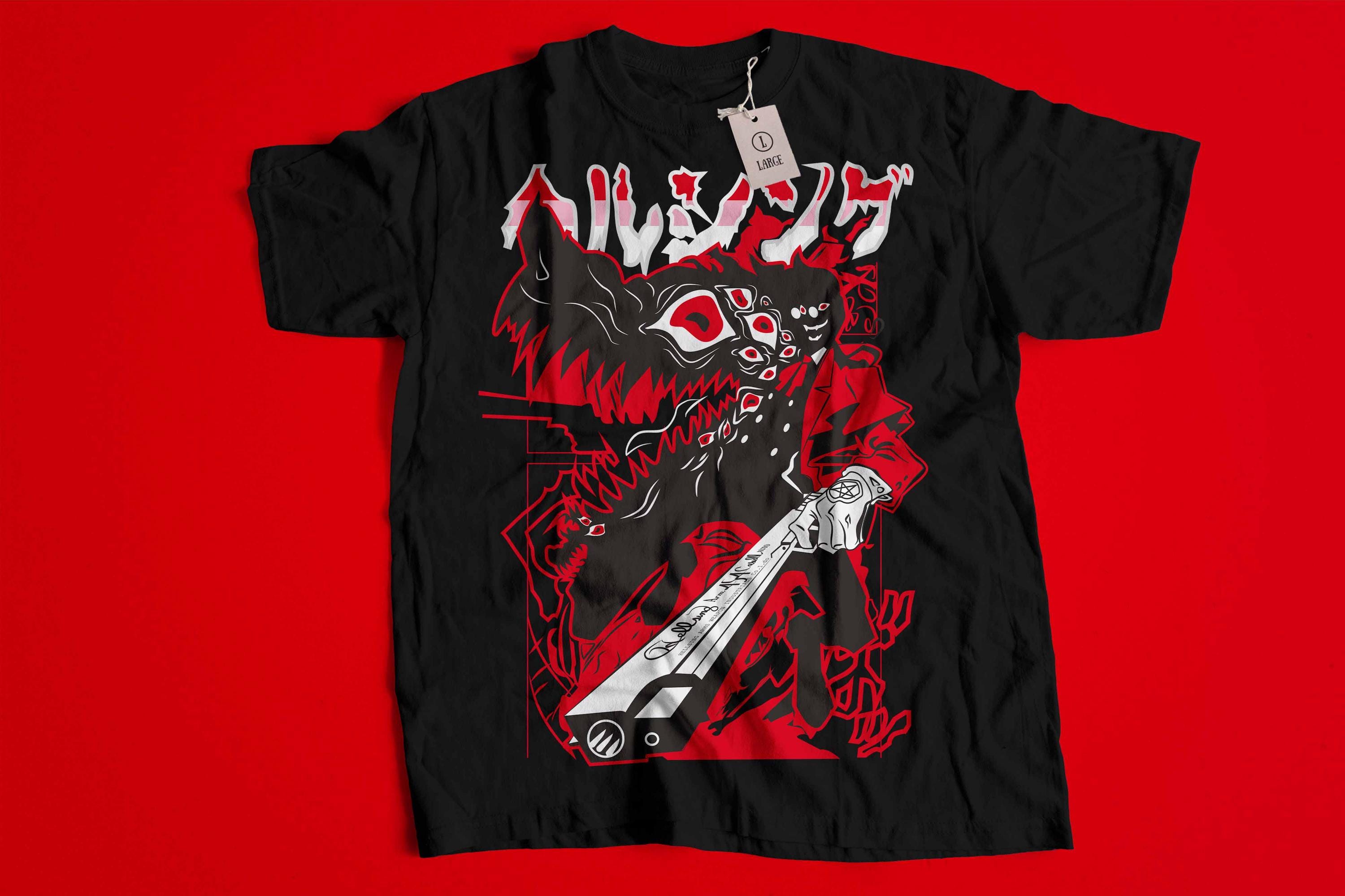 【未開封】平野耕太　ヘルシング　リップヴァーンウィンクル　Tシャツ　Lサイズ　黒 Hellsing shirt - Etsy 日本