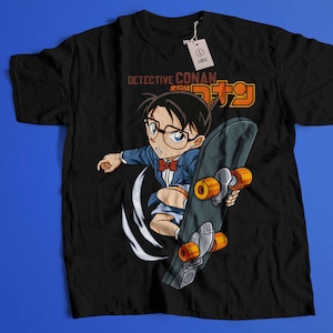 Vintage 90s Detective Conan anime tshirt 01