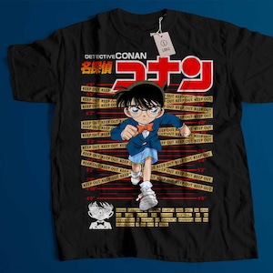 Vintage 90s Detective Conan anime tshirt 04